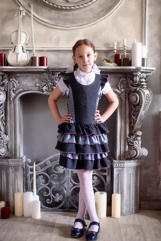 Сарафан школьный для девочки