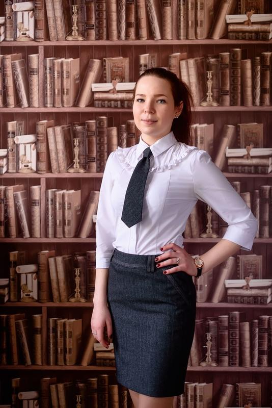 Юбка школьная для девочки серая